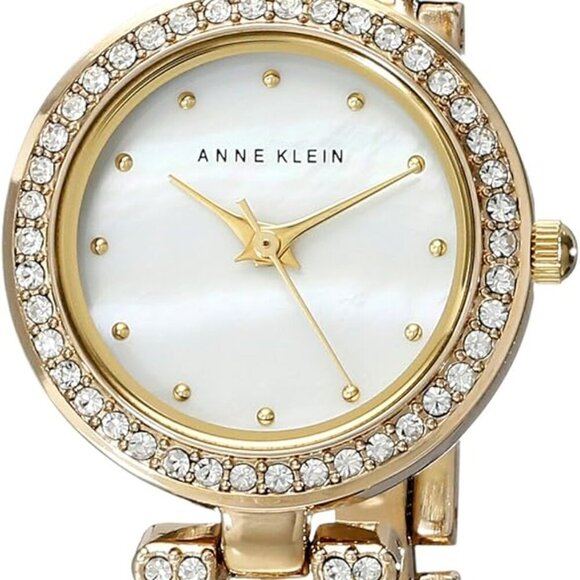 Women's Premium Crystal Accented Bangle Watch and Bracelet Set - Picture 3 of 5